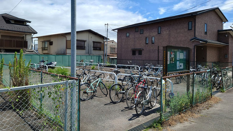 南滋賀駅の駐輪場